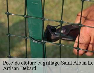 Pose de clôture et grillage  saint-alban-leysse-73230 Artisan Debard