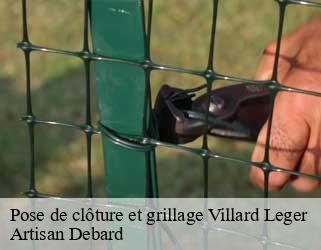 Pose de clôture et grillage villard-leger-73390 Artisan Debard