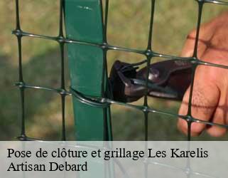 Pose de clôture et grillage  les-karelis-73870 Artisan Debard
